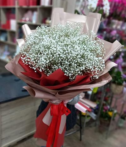 Букет цветов из: Гипсофила в Хлевном