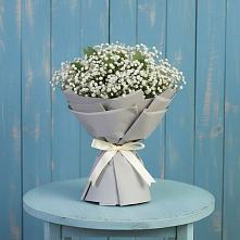 Букет цветов из:  Гипсофила в Хлевном