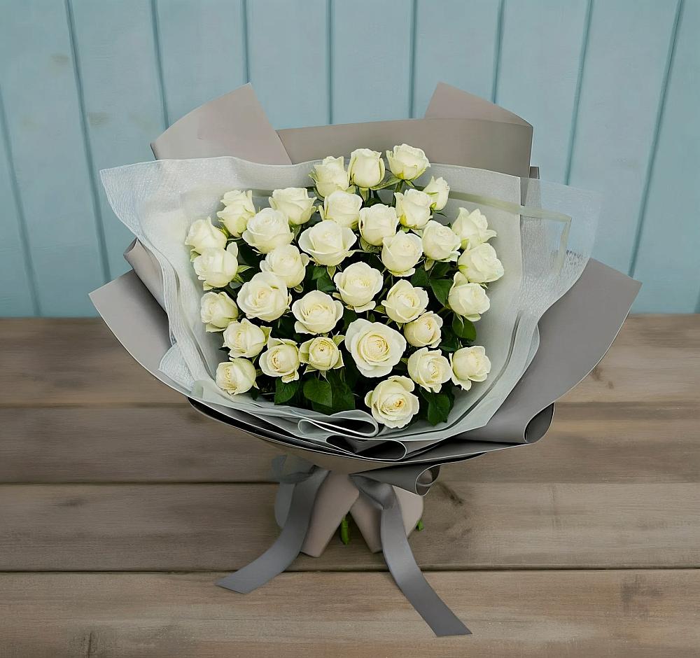 Букет Белоснежная нежность в Хлевном