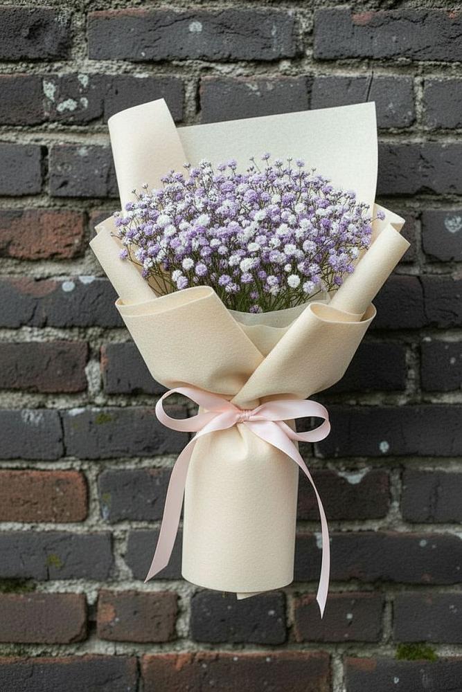 Букет цветов из: Гипсофила в Хлевном