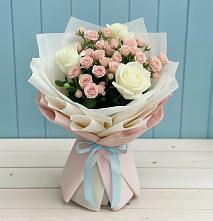 Букет цветов из:  Розы #REPLACE_PRED# Хлевном