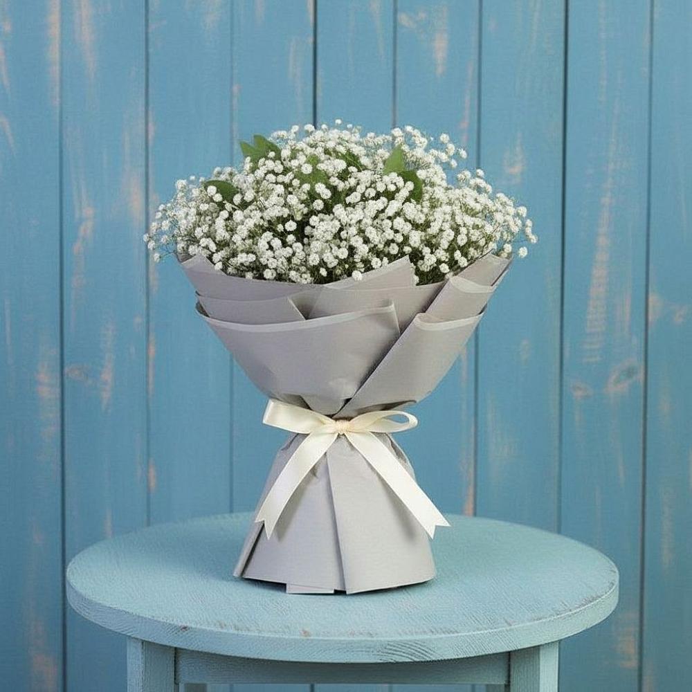 Букет цветов из: Гипсофила в Хлевном