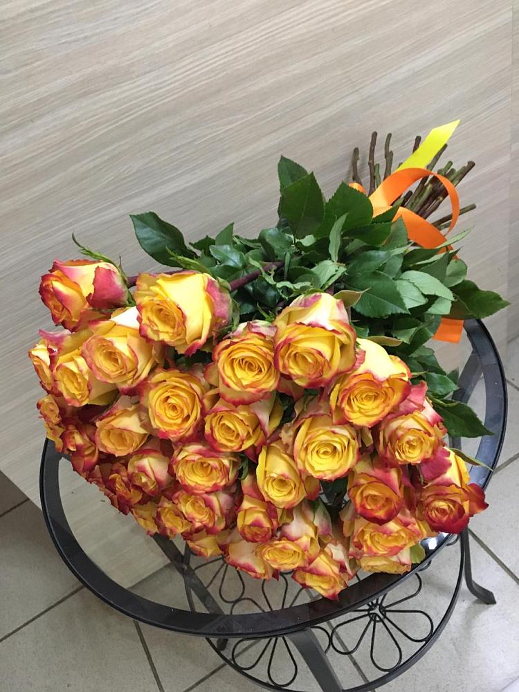 Букет Желтые розы в Хлевном