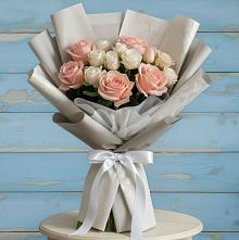 Букет цветов из:  Розы #REPLACE_PRED# Хлевном