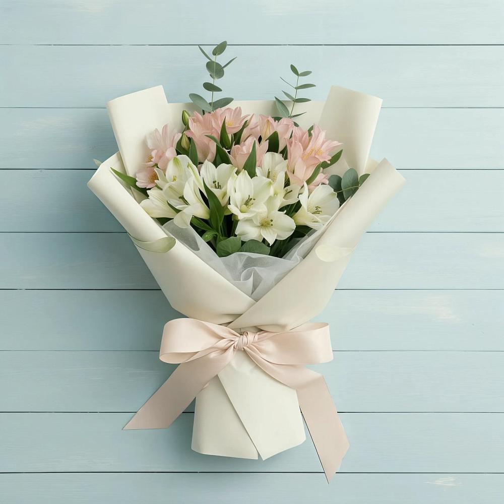 Букет цветов из: Альстромерии в Хлевном