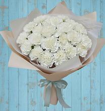 Букет цветов из:  Гвоздики #REPLACE_PRED# Хлевном