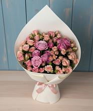 Букет цветов из:  Розы #REPLACE_PRED# Хлевном